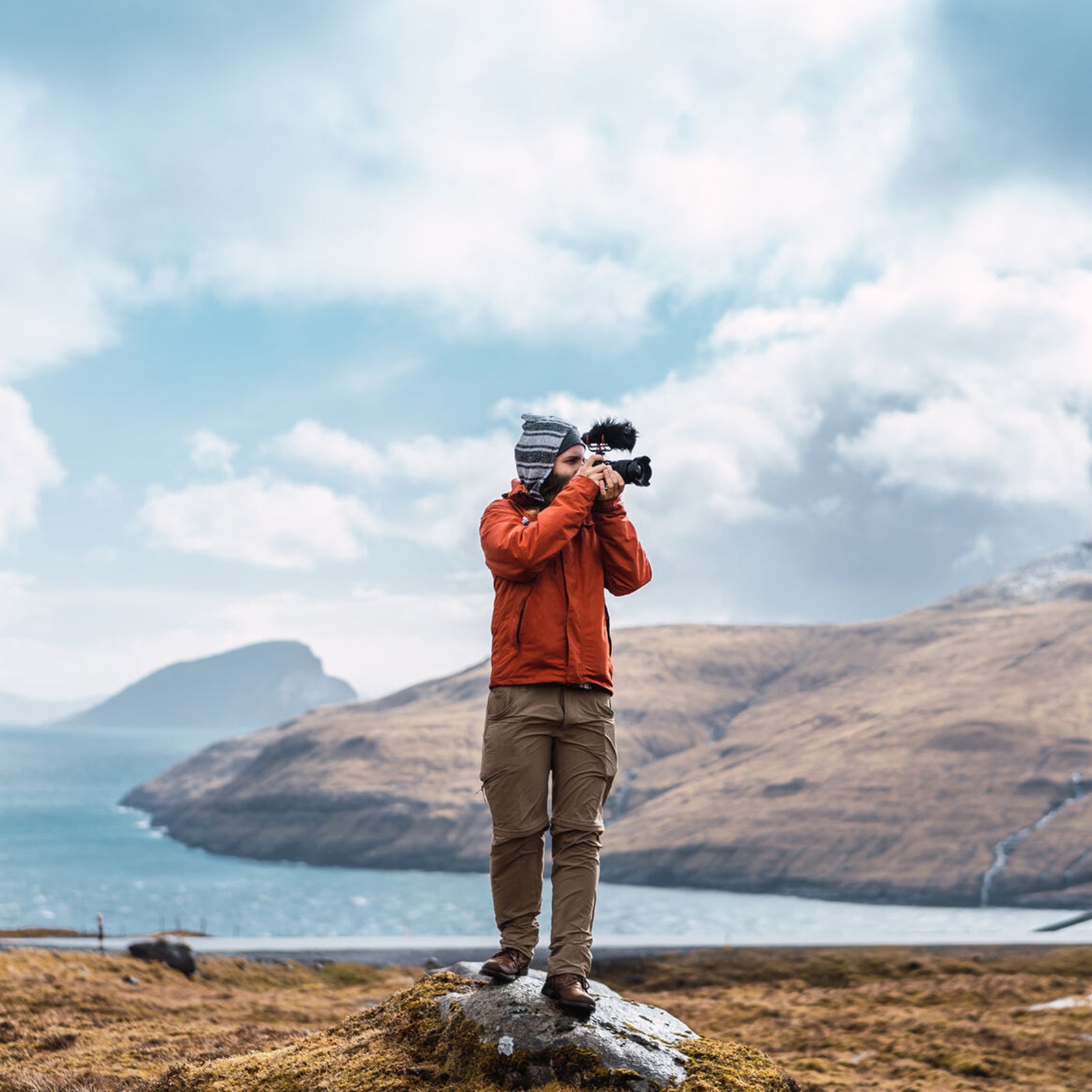 Man taking photos