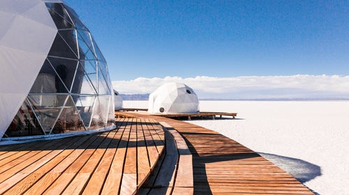 The Kachi Lodge has a surreal resemblance to what one might imagine life on Mars would look like.