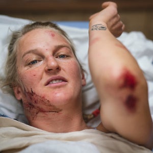 Emily Harrington took a fall while climbing El Cap on November 24, 2019.