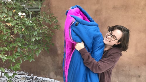 This sleeping bag has extended the author’s car-camping season by at least a month on either end.