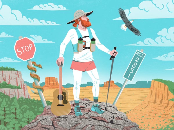 Posner says he felt like he was in some kind of artist purgatory. He envisioned the walk as a party.