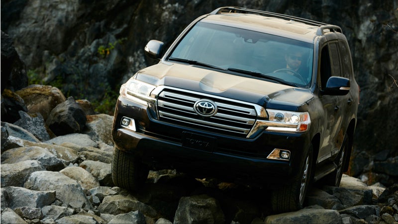 Most SUVs like to pretend they can go off-road. The Land Cruiser is actually designed to go off-road, every day, for 25 years and still be in good shape at the end of all that.