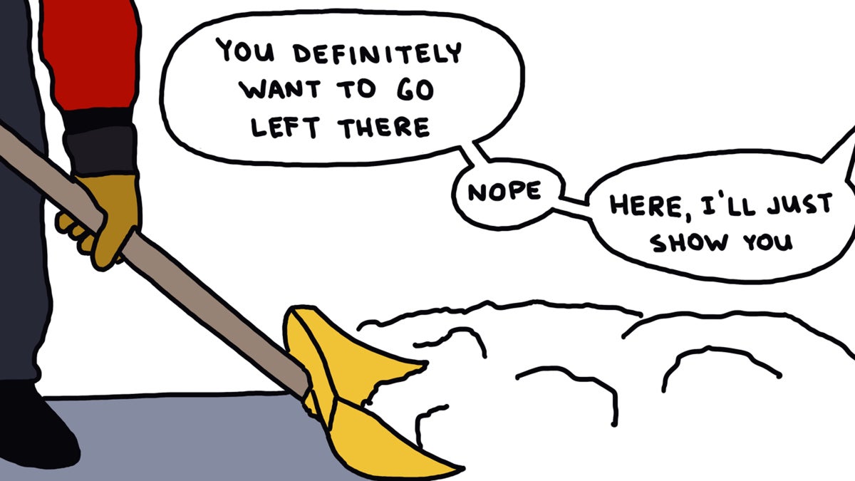 Unsolicited Advice For Snow Shoveling