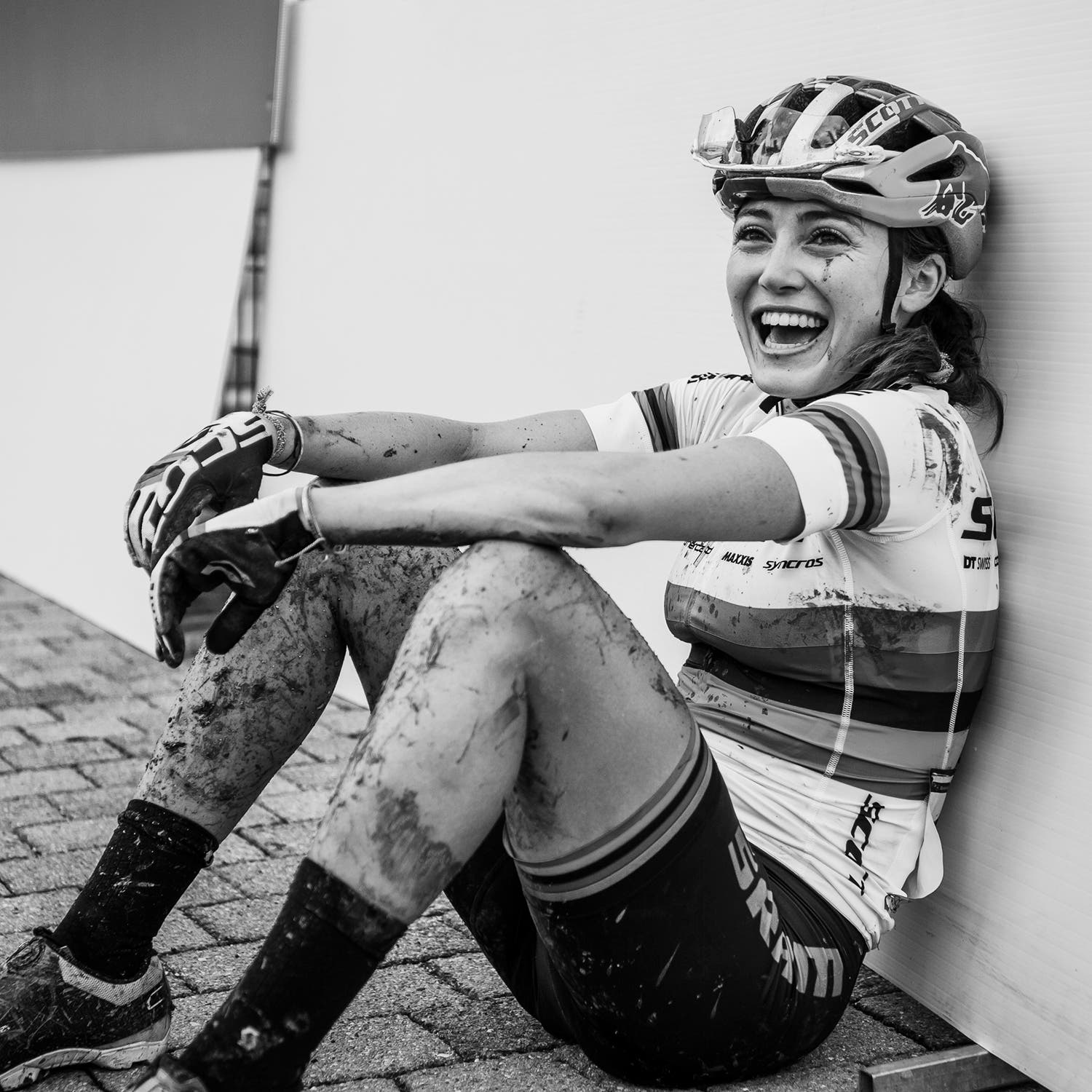 Kate Courtney, the first American to win an overall UCI Mountain Bike World Cup cross-country series title in 17 years