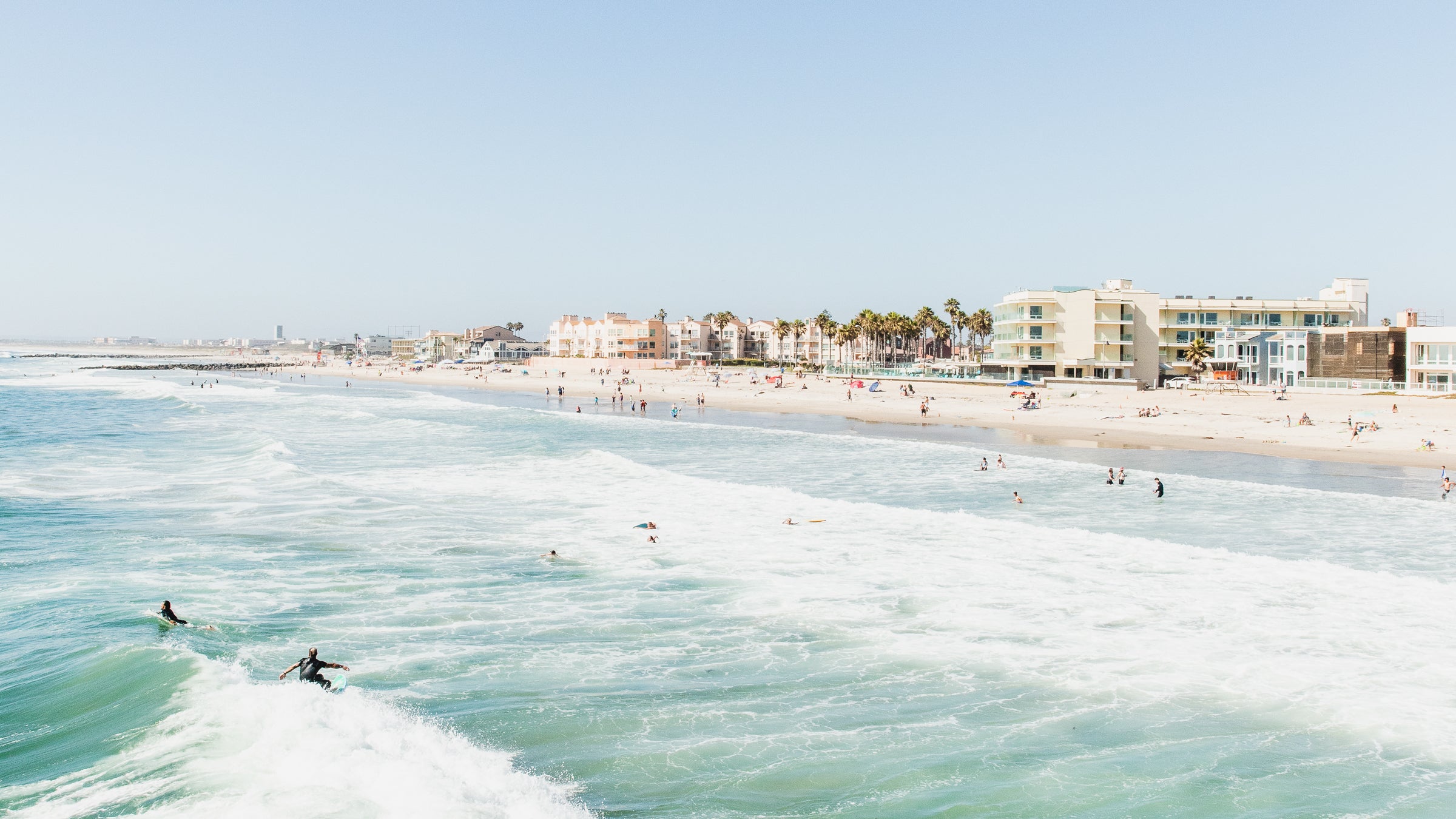 When you’re done surfing at California’s Imperial Beach, swing by Mike Hess Brewing for a cold craft beer.