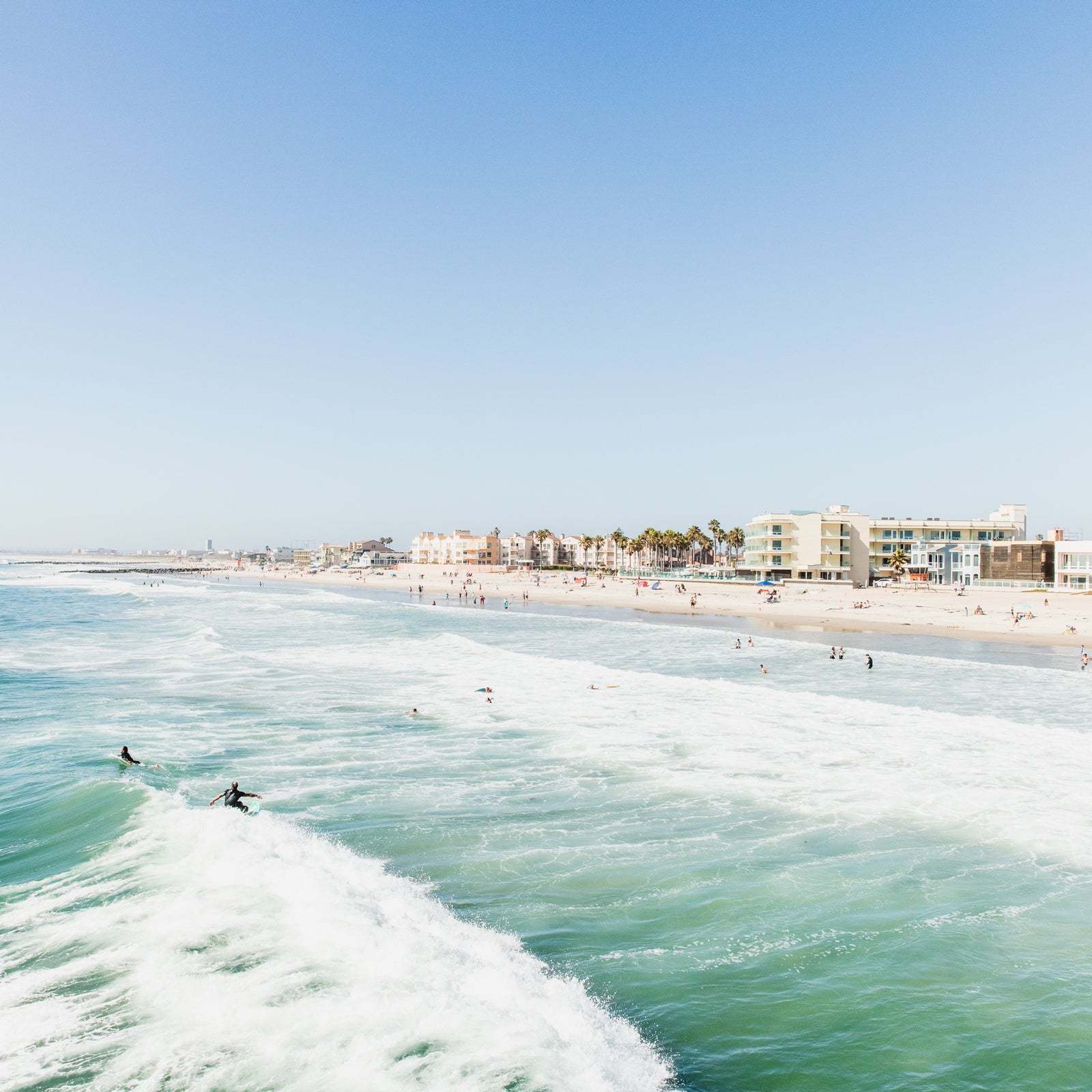 When you’re done surfing at California’s Imperial Beach, swing by Mike Hess Brewing for a cold craft beer.