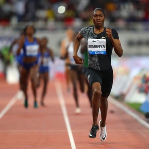 Caster Semenya of South Africa wins the Women's 800 metres during an IAAF Diamond League event earlier this year.