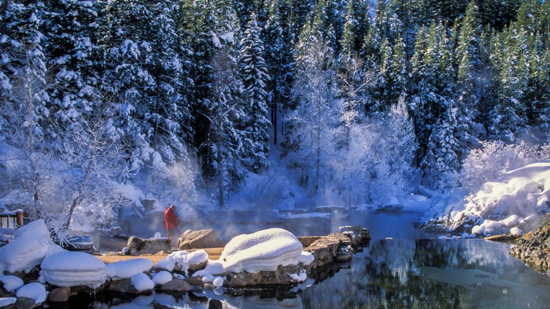 trawberry Park hot springs, Steamboat Springs