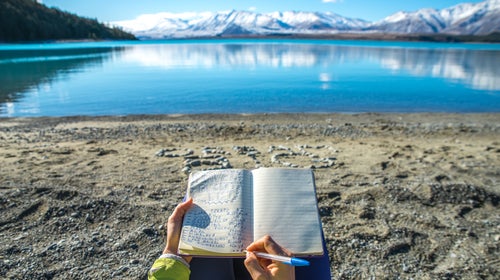 On your next trip, try bringing a journal with you.
