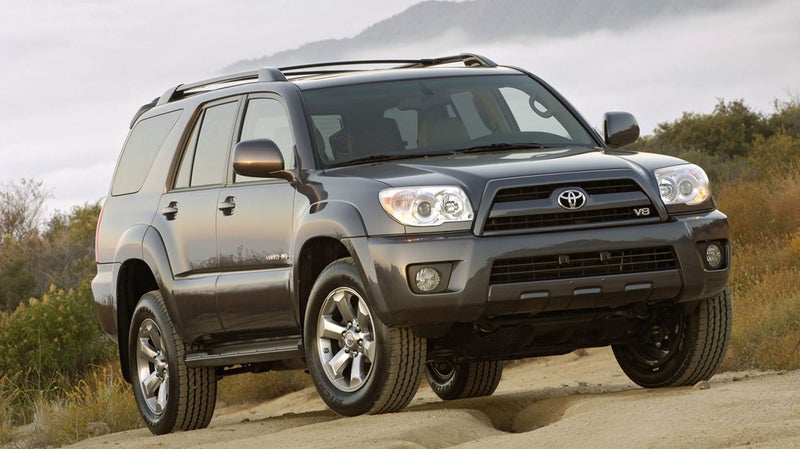 The 2003-2009 4Runner V8 included full-time four-wheel drive, a feature that's since been removed from most current-generation 4Runners due to cost cutting.