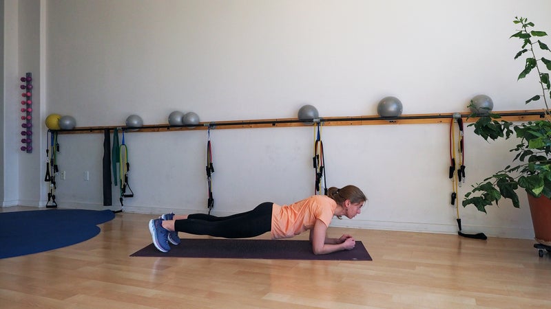 Athletic-inspired Moves: Forearm Plank w/ Long Box