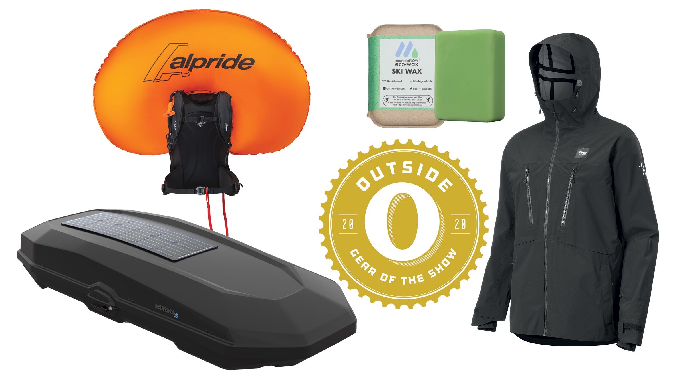 Eco-friendly skiing solutions, a solar-powered cargo box, and a women’s-specific avalanche pack lead our picks.