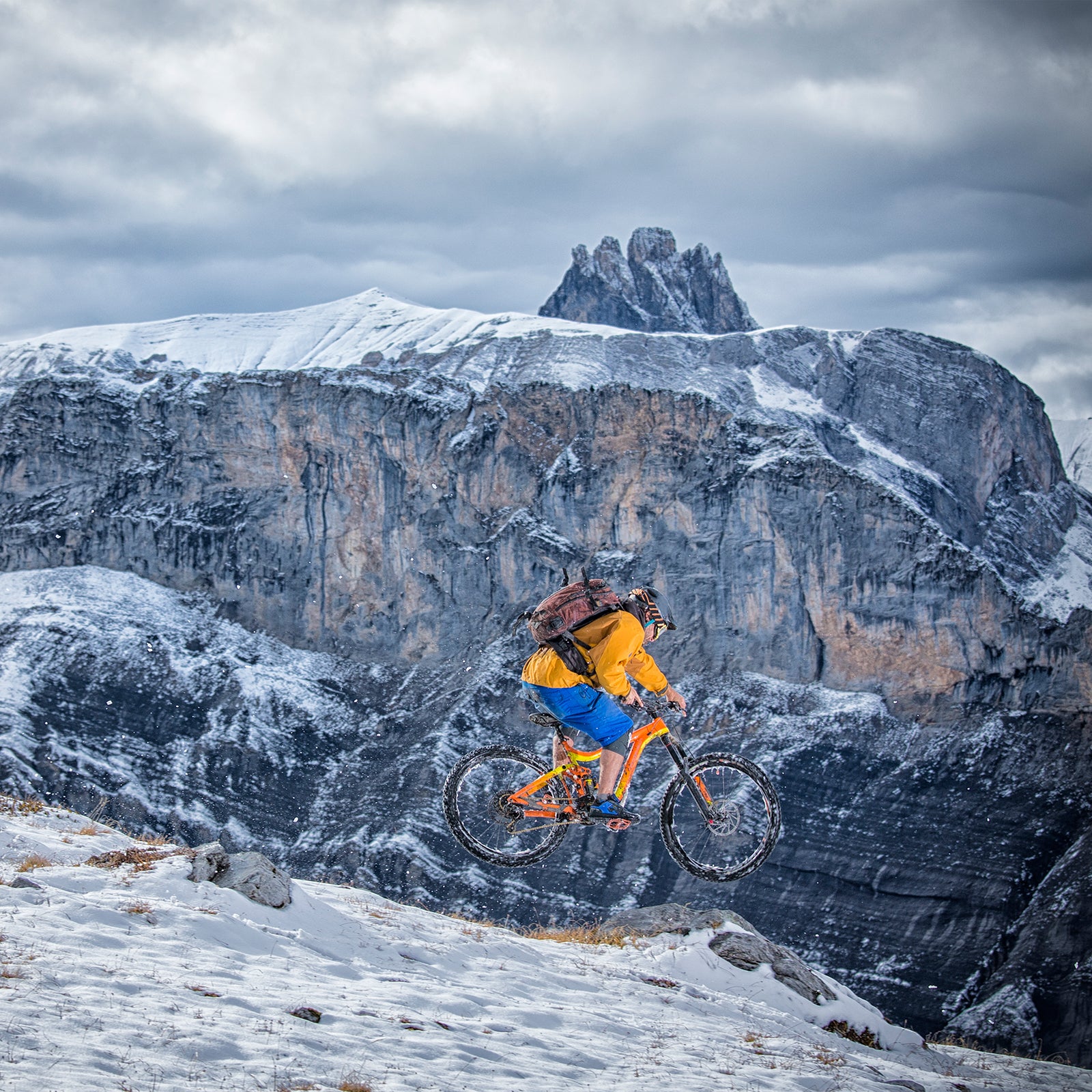 Mountain biking in deals winter