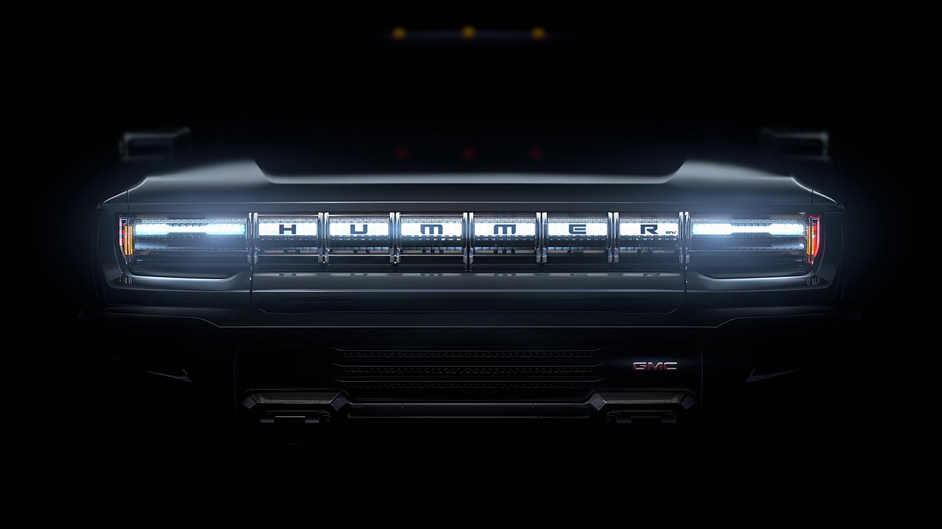 This is the only image of the GMC Hummer EV currently being released.
