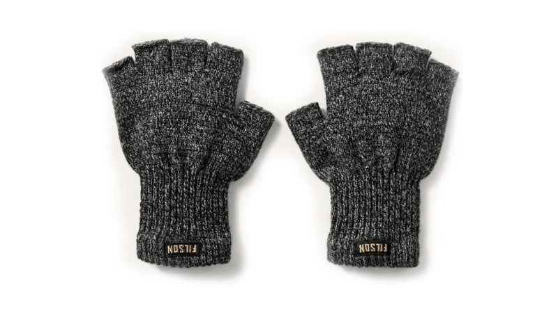 Merino Wool Fingerless Gloves - Light Grey – Woodland Mod