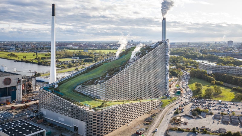 Rising to 279 feet, CopenHill is one of Denmark’s tallest structures.