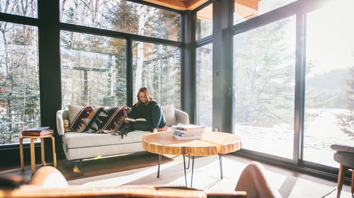 Sometimes it really is best to stay inside and read a book.