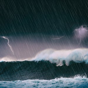 stormy ocean