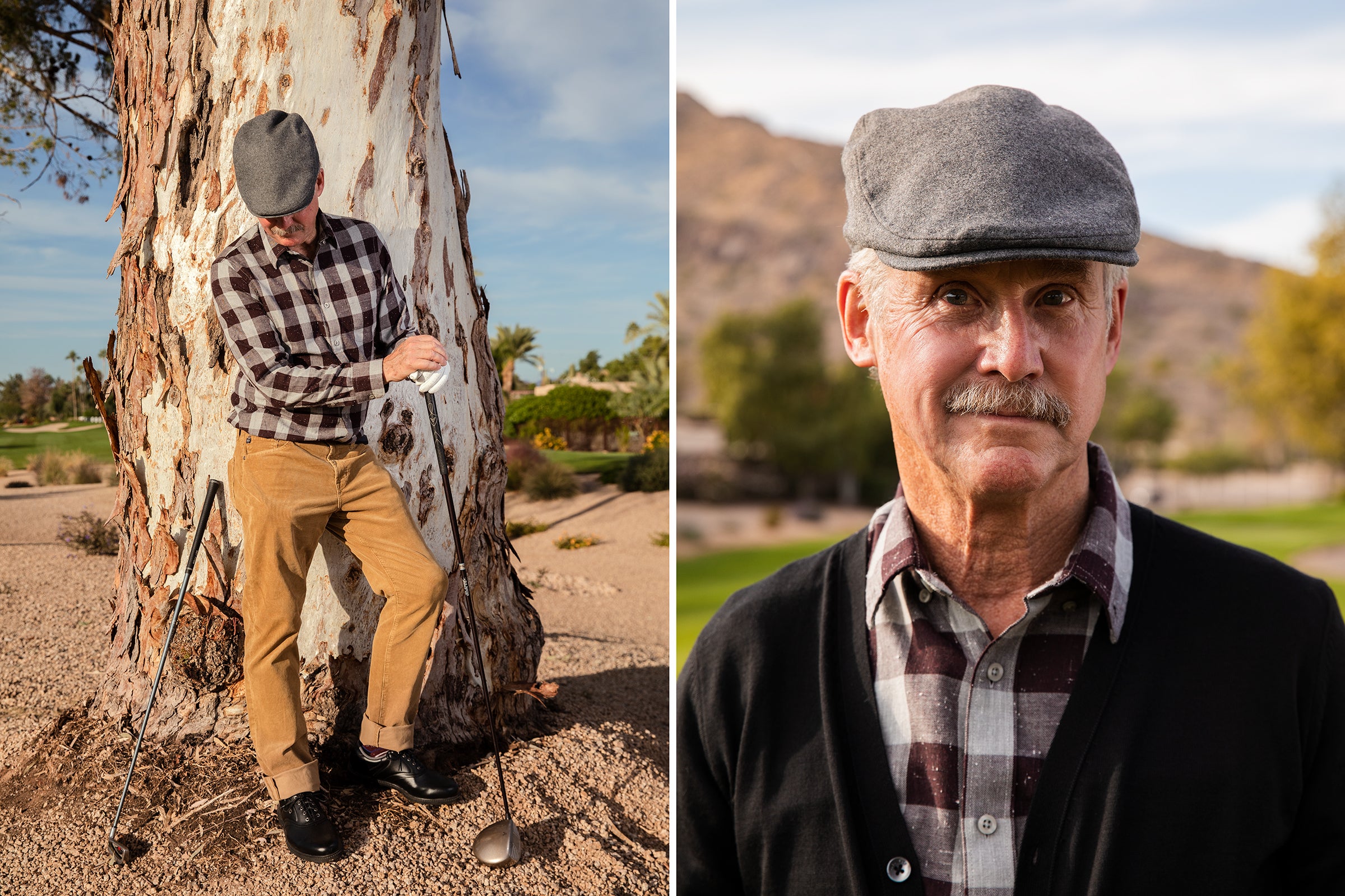 The author at the Phoenician Golf Club, Scottsdale, Arizona