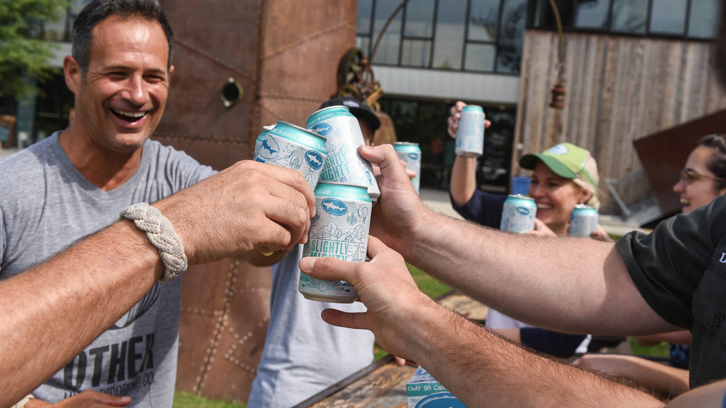 Dogfish Head’s Slightly Mighty is one of the company’s two low-cal options.