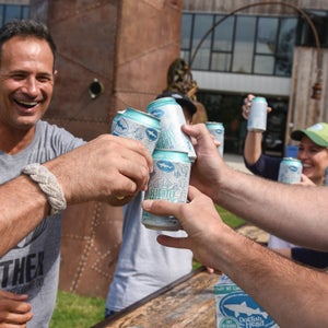 Dogfish Head’s Slightly Mighty is one of the company’s two low-cal options.