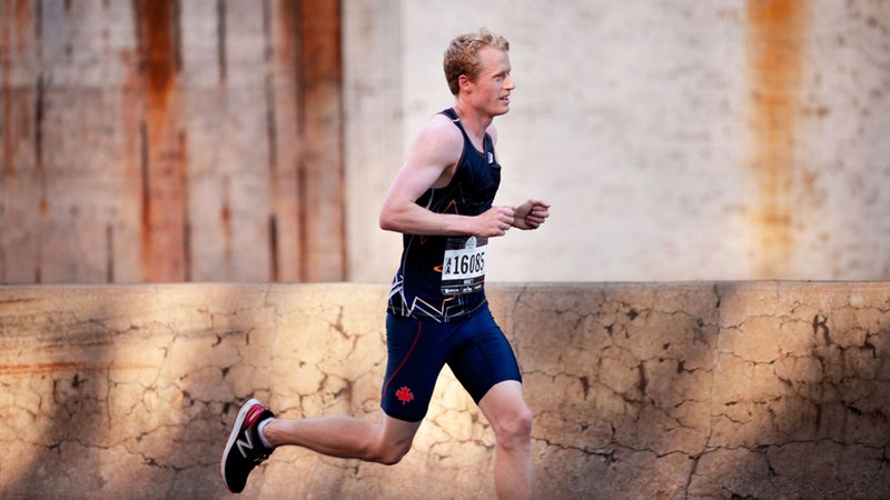 Matt Rand competes for his club team, CPTC New Balance.