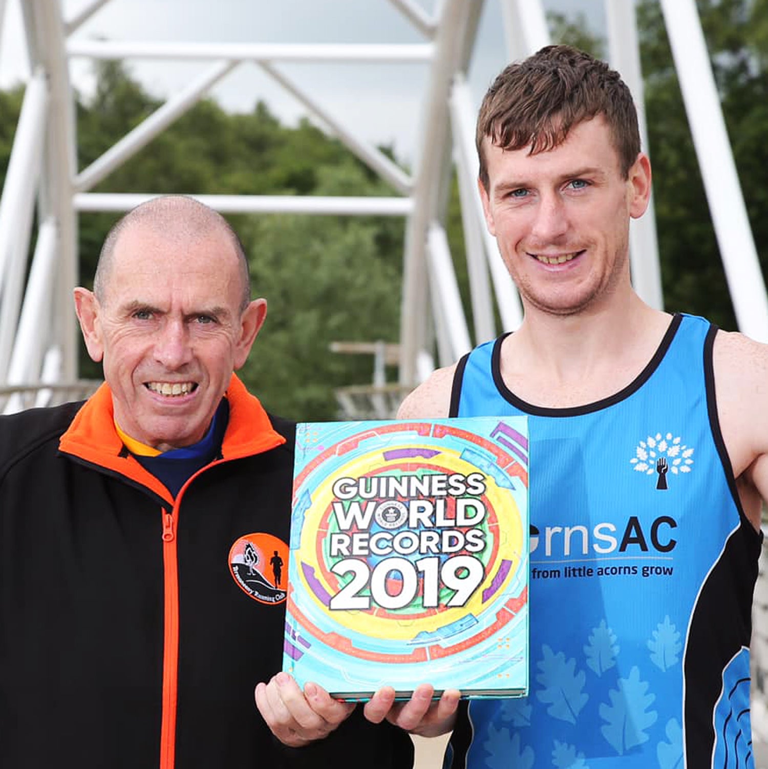 Tommy and Eoin completed the 7th Deep RiverRock Belfast City Half Marathon on Sunday 22nd September 2019 just missing out on a world record.