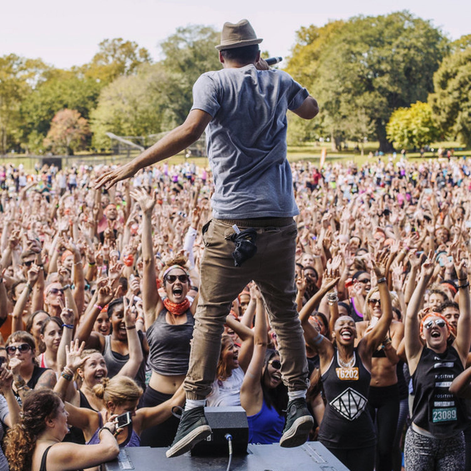 MC Yogi performing in Brooklyn’s Prospect Park