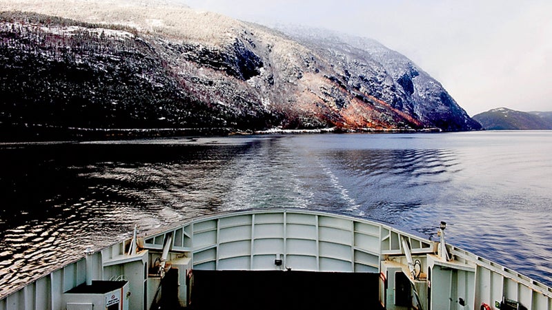 A ferry near the Hardangervidda