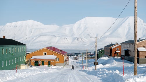 The tiny town of Longyearben is the kind of place where people go to start their lives over.