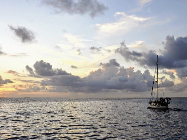 The Saltbreaker heading out to sea