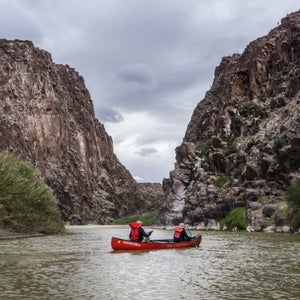 Canoeing Dark Canyon