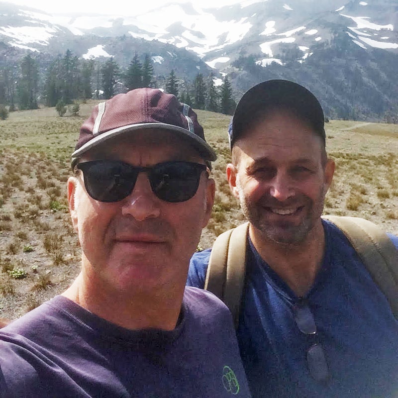 Don (left) and Steve during their hiking trip in Oregon’s Deschutes National Forest