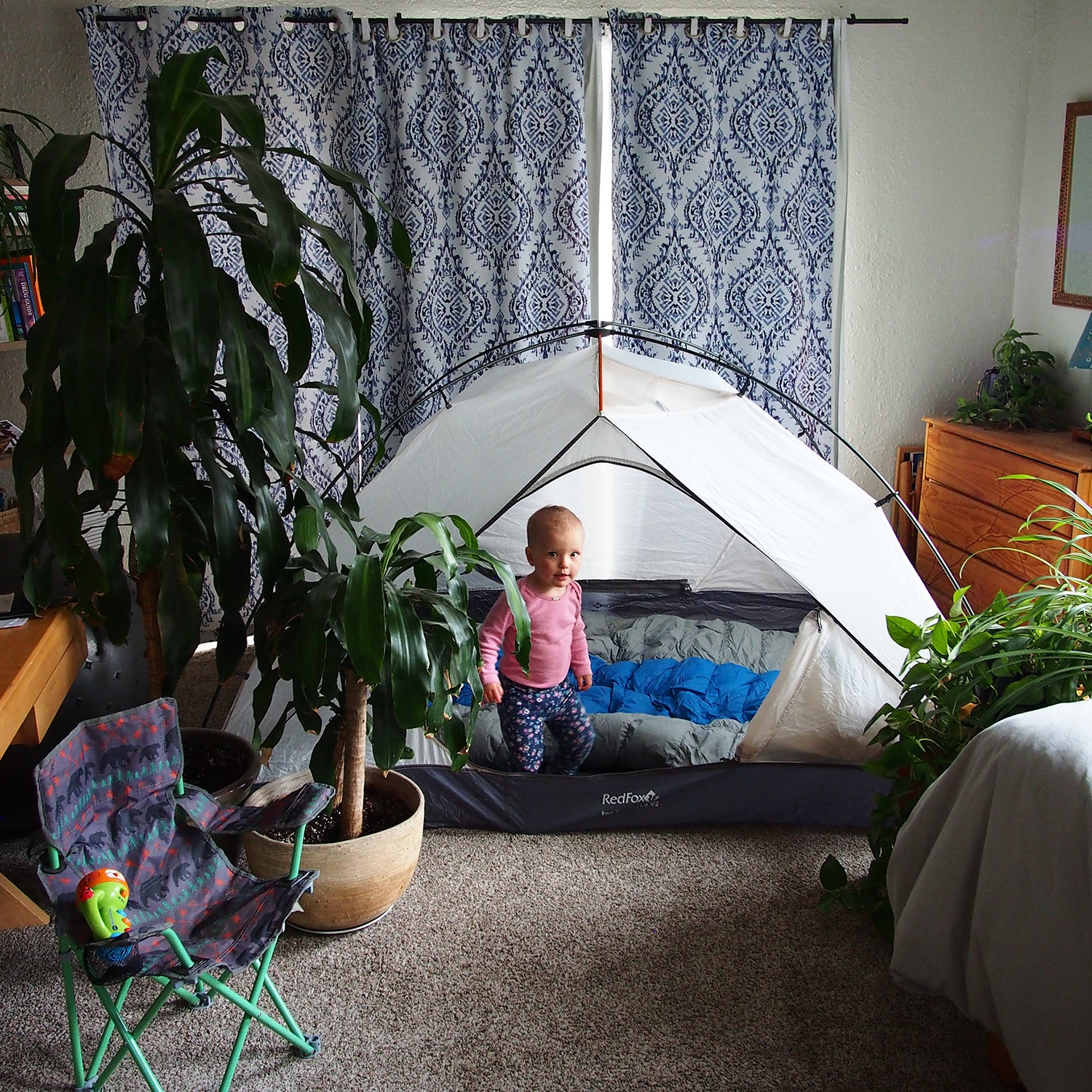 We're taking the kids camping – in the living room, Camping holidays