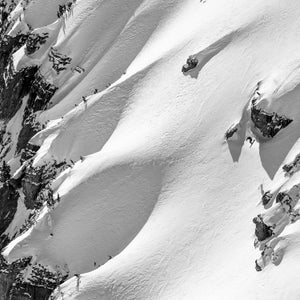 Skiing Air Backcountry Tetons