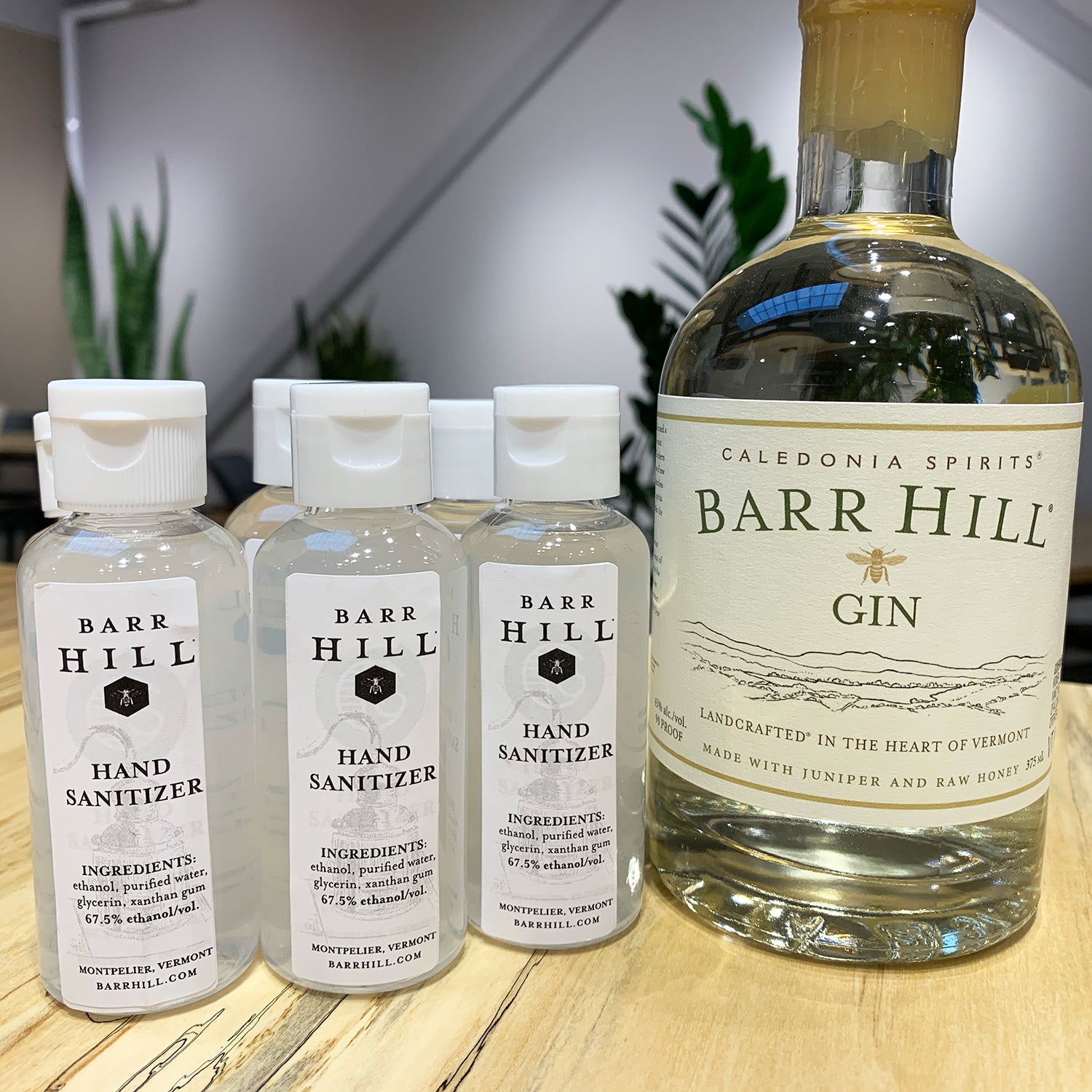 Caledonia Spirits, maker of Bar Hill Gin, has set a goal of making 20,000 gallons of hand sanitizer for Vermont-based health care and community organizations.