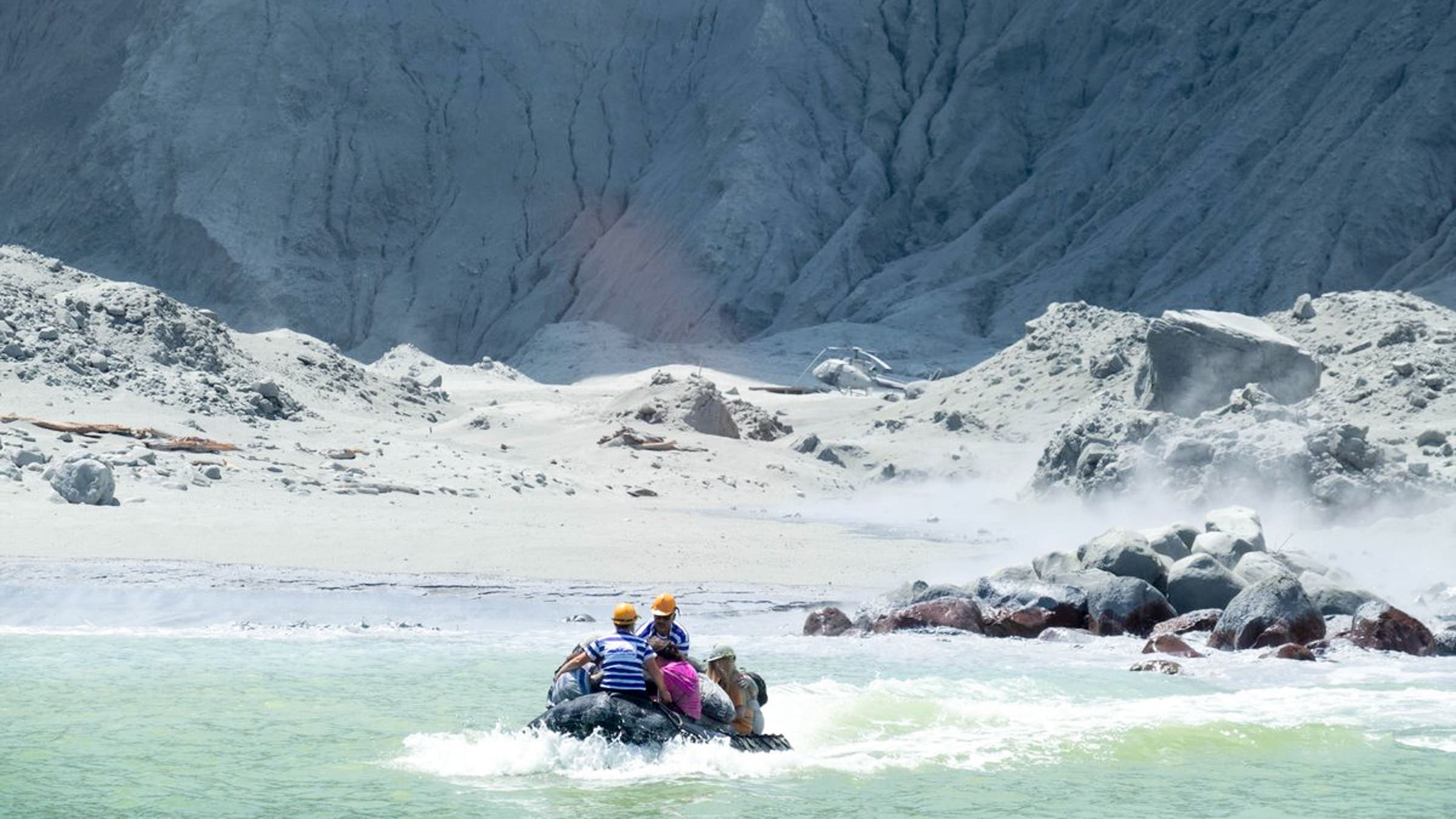 NEW ZEALAND-WHITE ISLAND-VOLCANO-ERUPTION