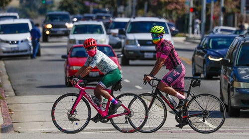 Coronavirus COVID-19 Face Mask Cesar E. Chavez Blvd. and Soto St.