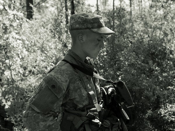 Ranger candidate Taylor England