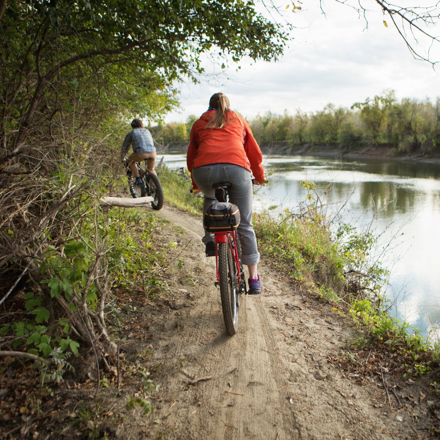 Mountain Biking In The Woods