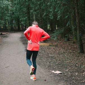 Runner Fed Up Or Being Tired Of Running