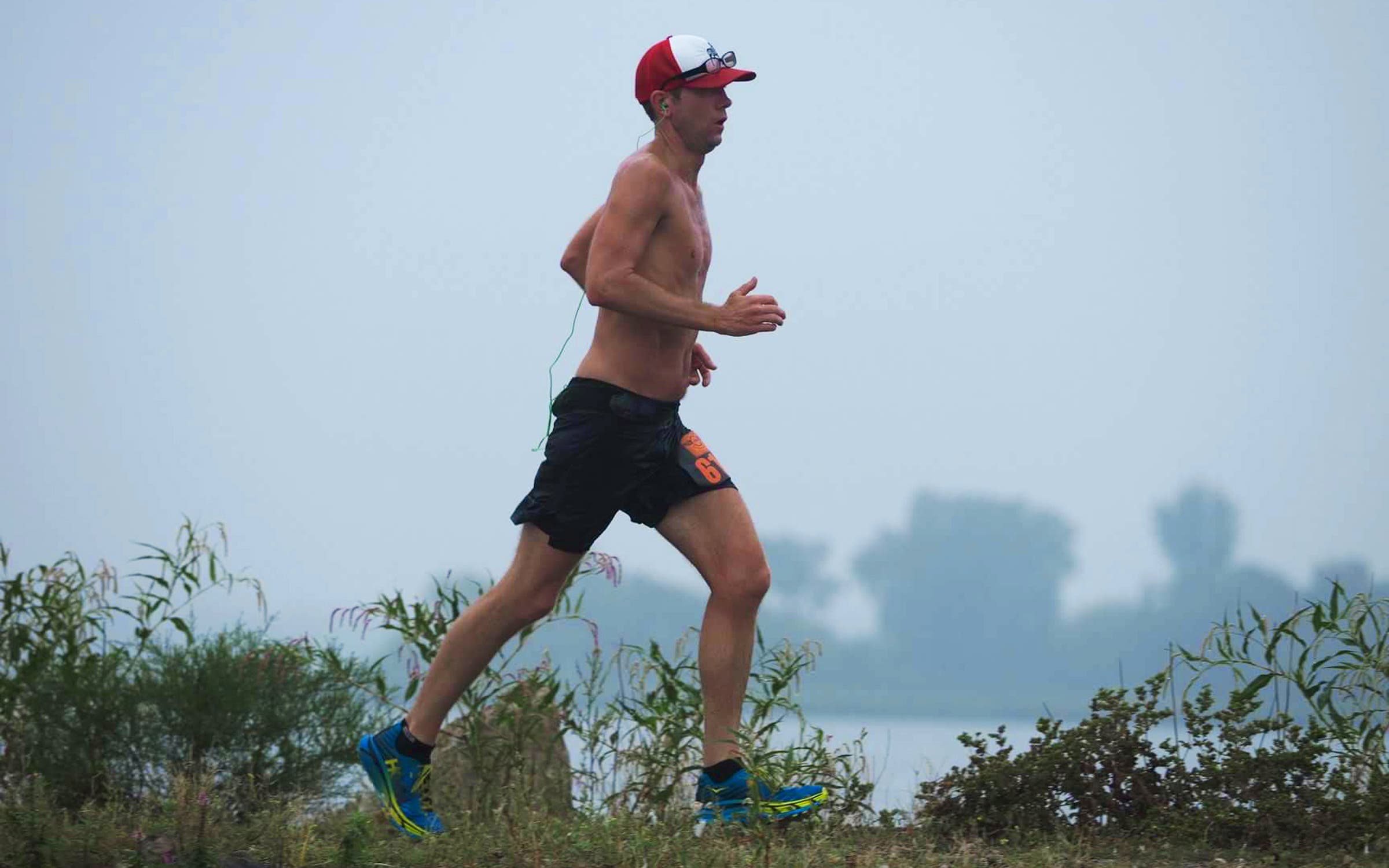Shattuck during the six-hour Terrell’s Island Endurance Run, in Wisconsin, in 2018