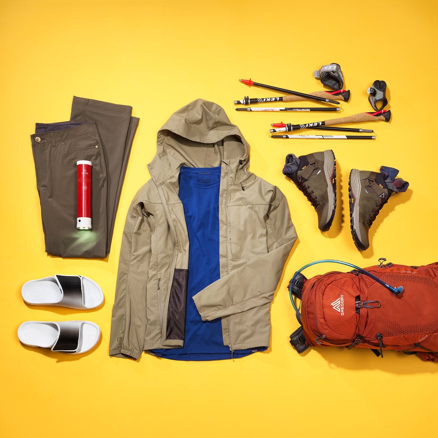 Mens hiking hot sale outfits