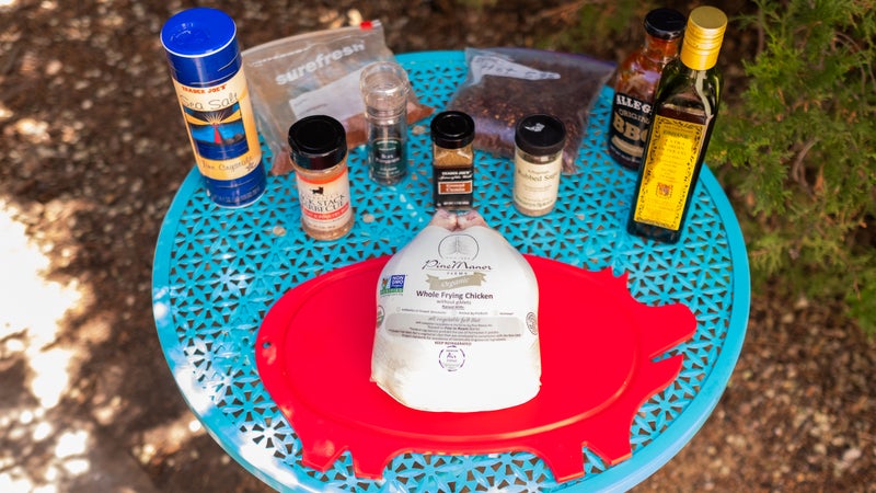 Ingredients for Chef Heard鈥檚 smoked chicken