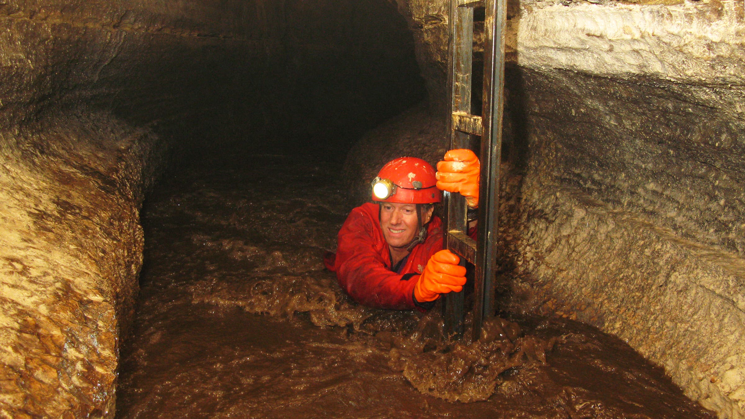 Ackerman in Bat River Cave in 2007