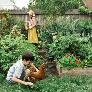 Working In The Garden