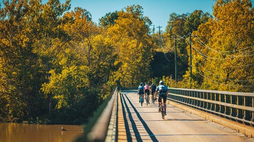 We sampled trails, pavement, and gravel roads in the following seven different locations and came away impressed by the diversity of terrain, vibrant cycling culture, and southern hospitality.
