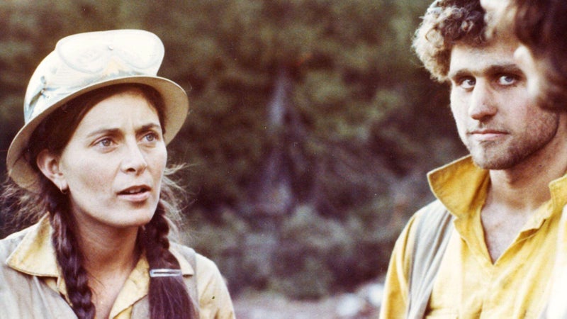Kimberly Brandel, shown here in Minnesota in 1976 during her first season with the Zigzag Hotshots, was the first woman to be hired to Zigzag and one of the first women to work on a hotshot crew in the Pacific Northwest.