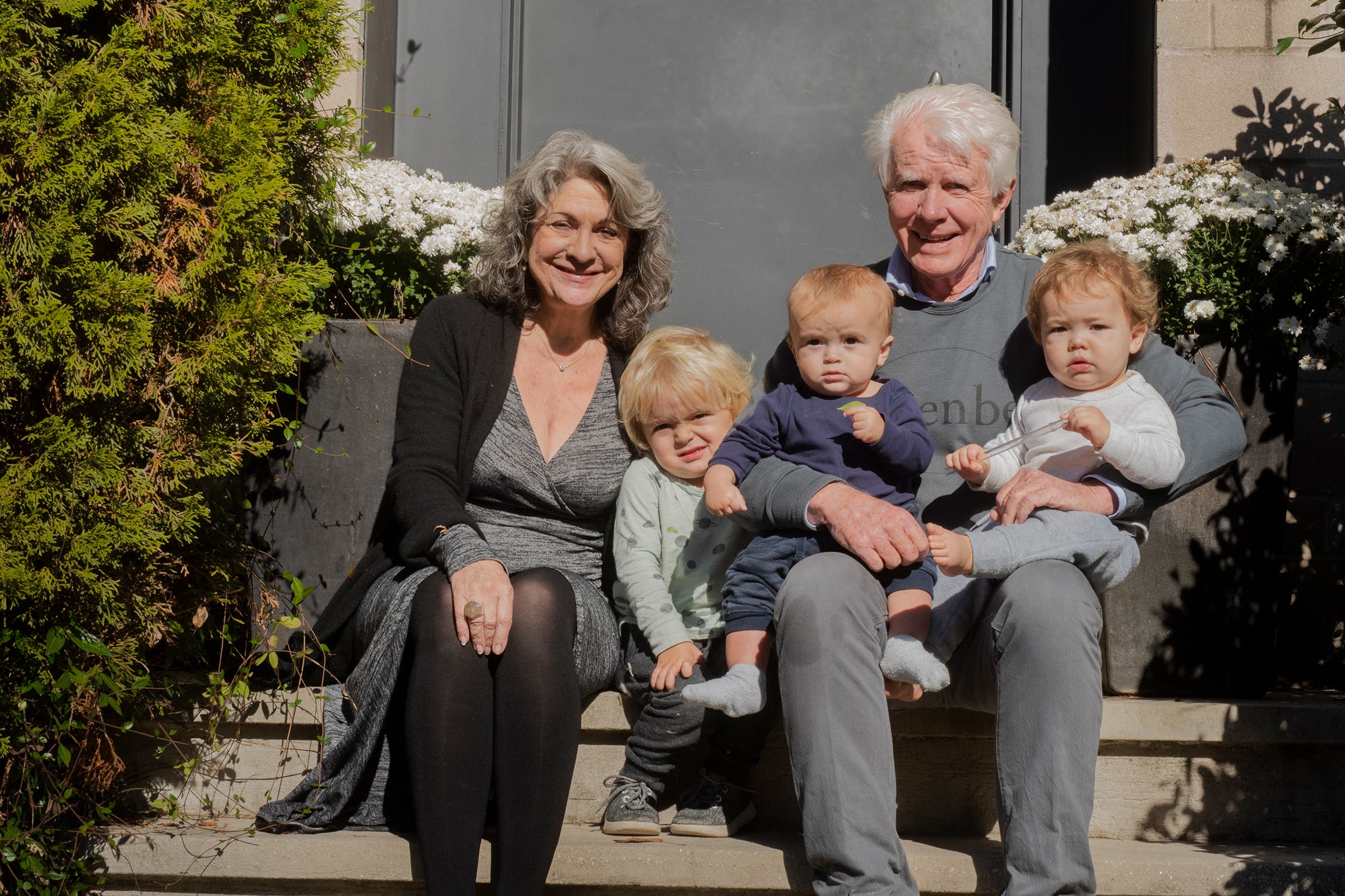 Serenbe founder Steve Nygren with his wife and grandchildren