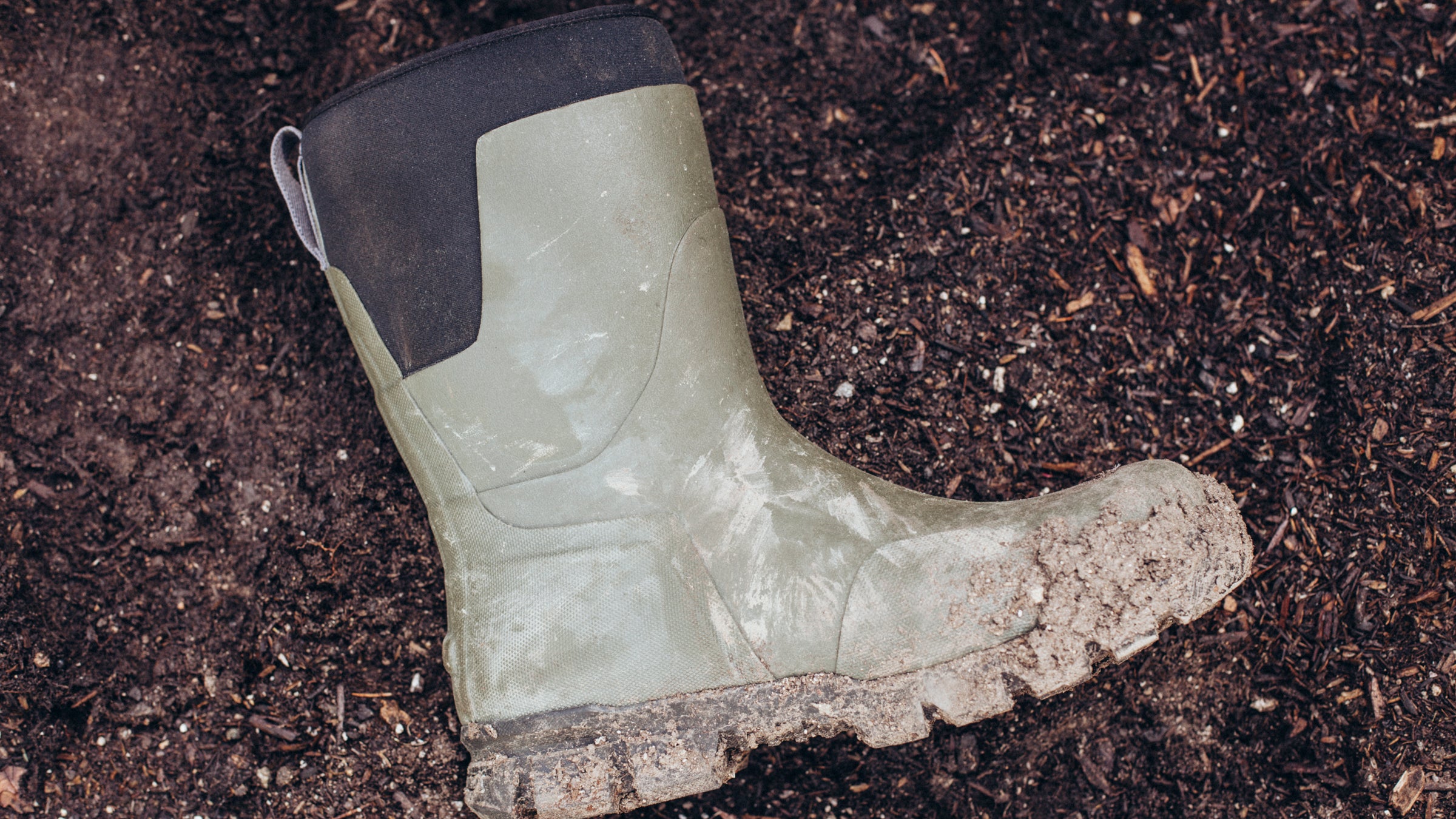 Rain boots in mud hotsell